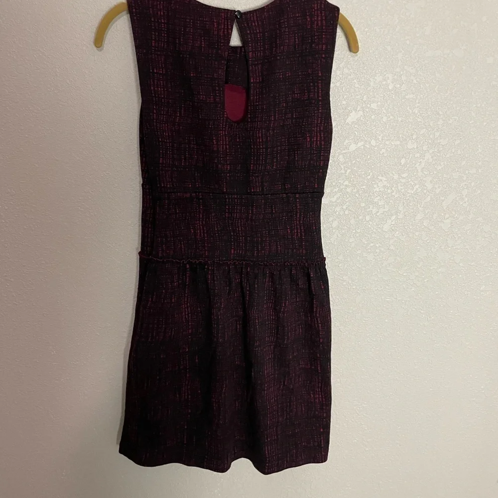 Anthropologie Weston Wear Red Black Workwear Dress XS